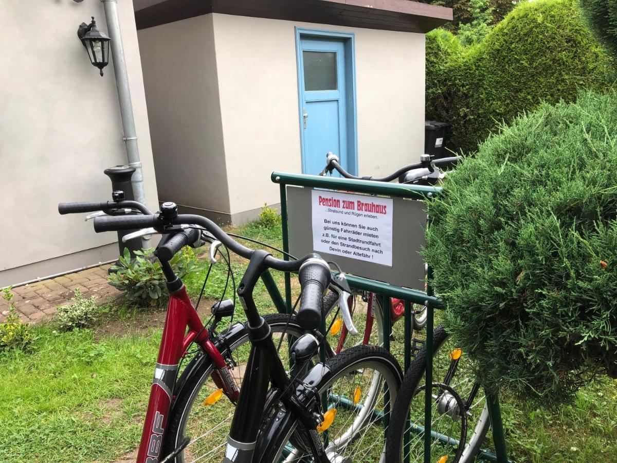 Pension Zum Brauhaus Stralsund Exterior foto